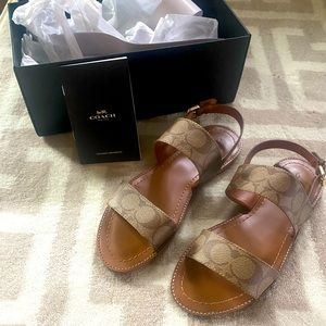 COACH Henny Sig PVC Sandal